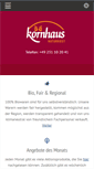 Mobile Screenshot of kornhaus-naturkost.de